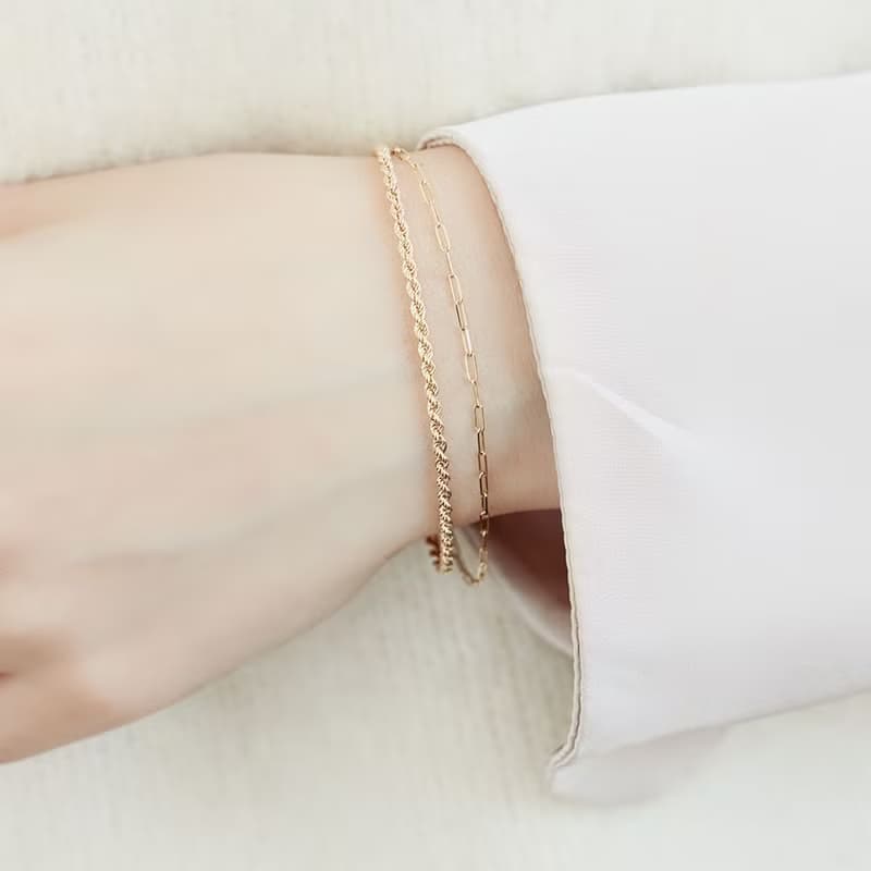 Visel 麻花編織手鍊