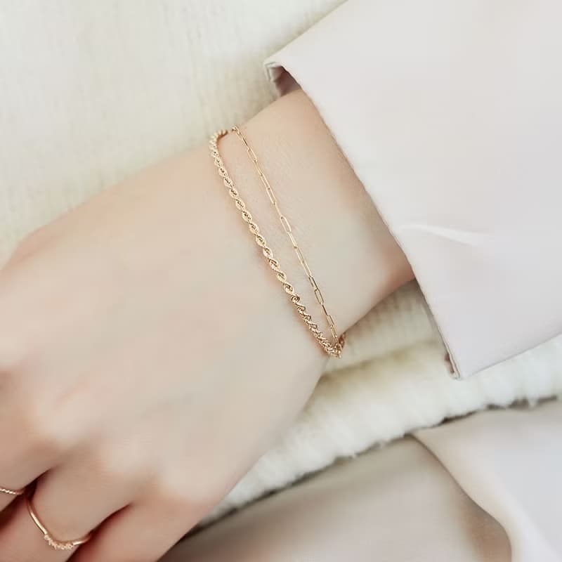 Visel 麻花編織手鍊