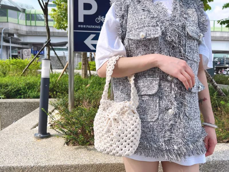 小巧手拎手挽包【Macrame bag】