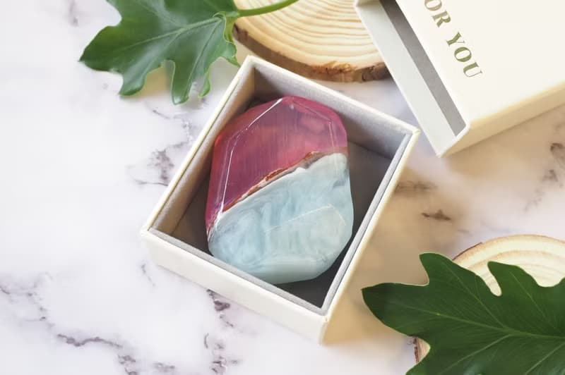 誕生石寶石皂禮盒訂製-單入