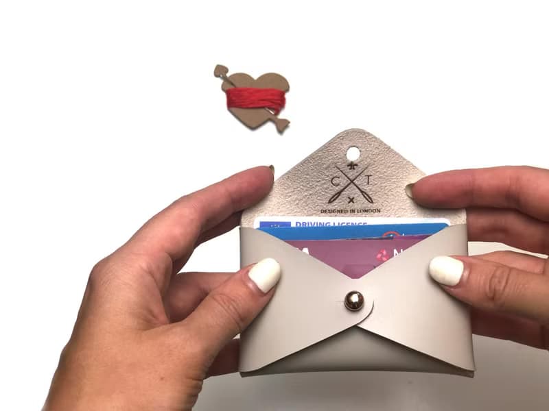 【聖誕交換禮物】節慶限定包裝版 融上心弦 信封式零錢包(小)