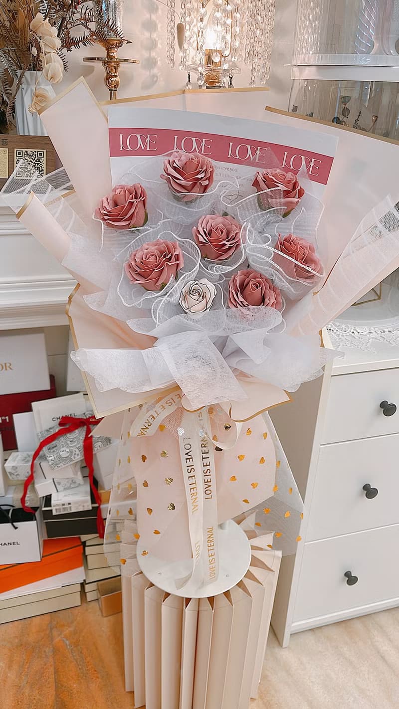 香皂花束.求婚生日.520.情人節.捧花.結婚登記