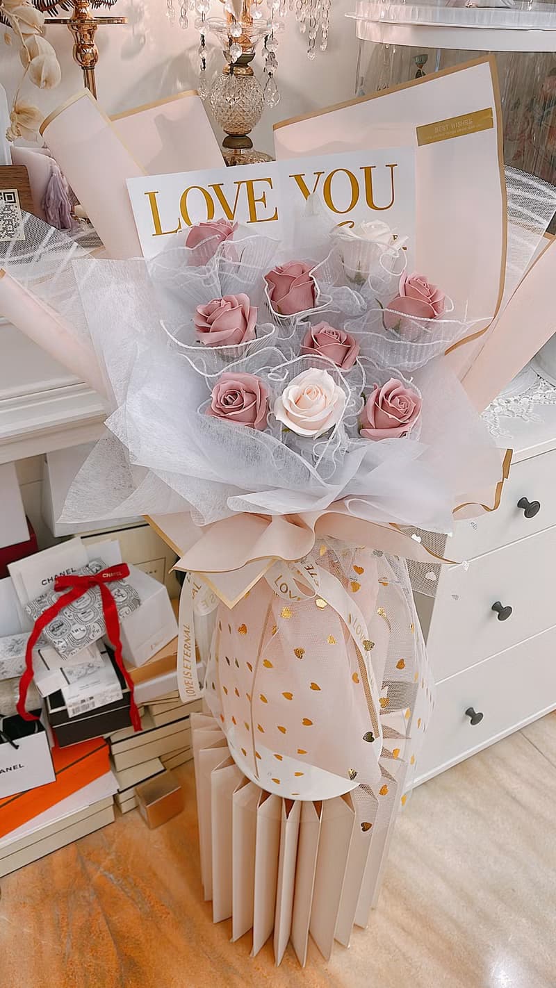 香皂花束.求婚生日.520.情人節.捧花.結婚登記