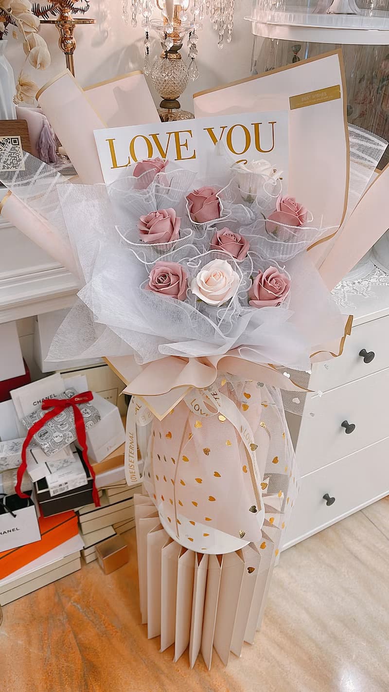 香皂花束.求婚生日.520.情人節.捧花.結婚登記