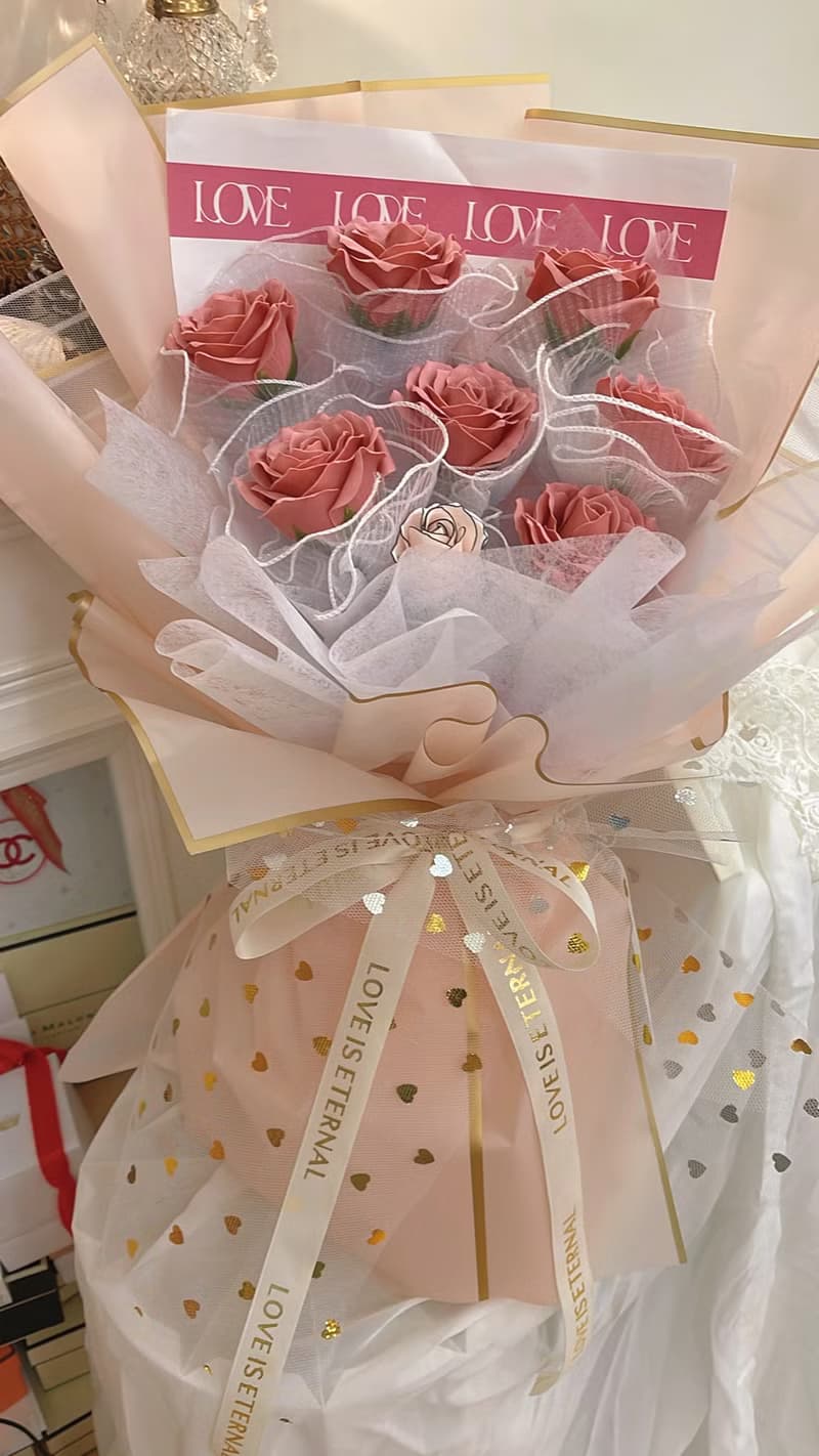 香皂花束.求婚生日.520.情人節.捧花.結婚登記