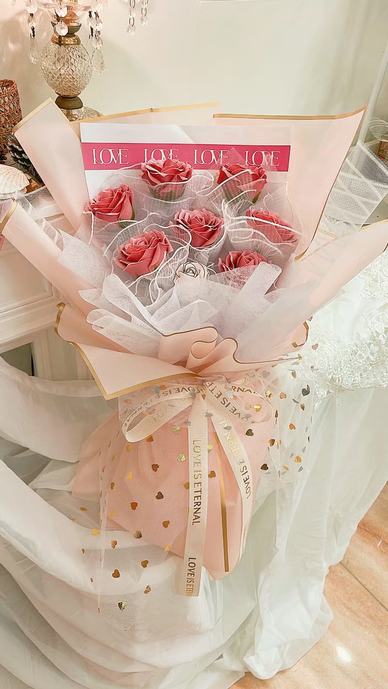 香皂花束.求婚生日.520.情人節.捧花.結婚登記