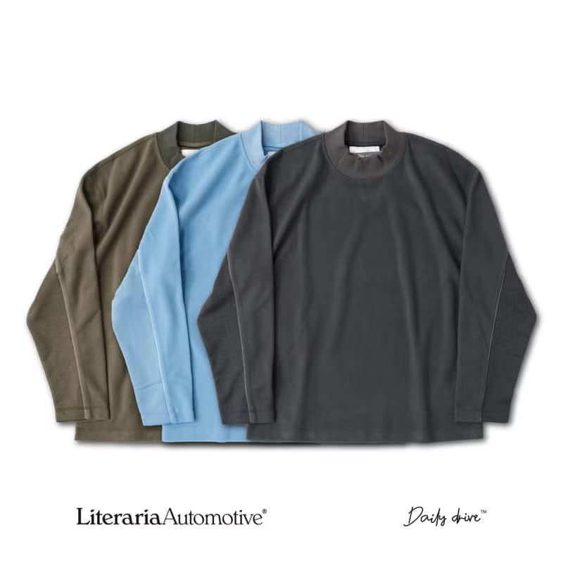 微高領搖粒絨滾邊衛衣 大學T Turtleneck Fleece Sweatshirt