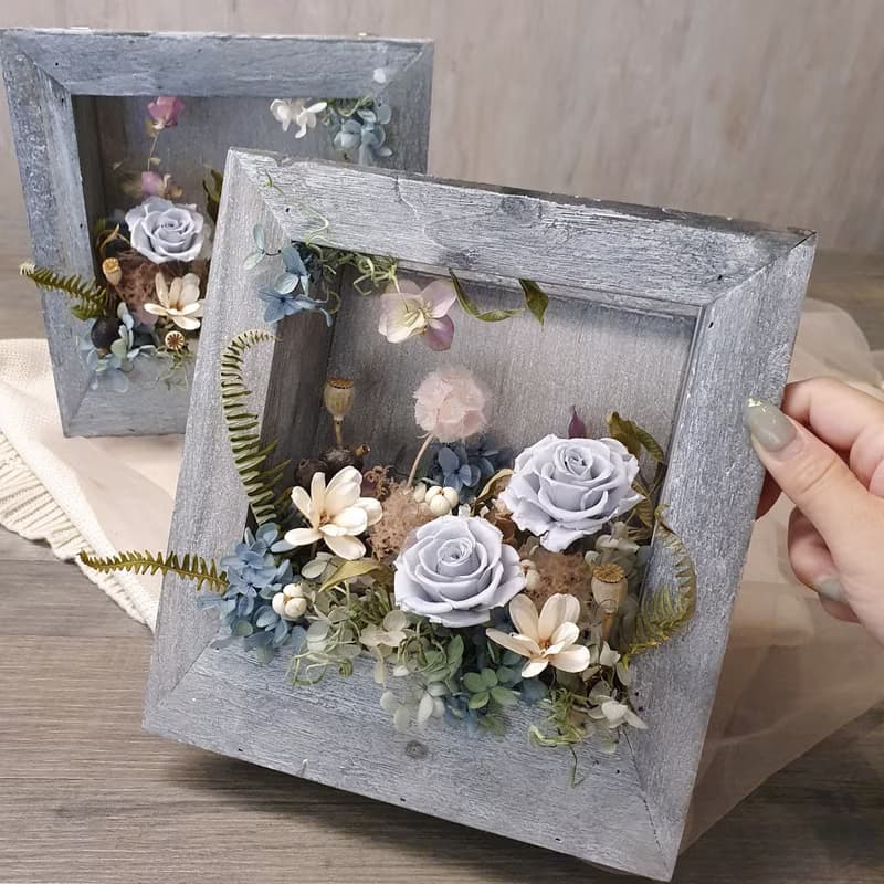 【體驗】乾燥花。莫蘭迪花框 板橋 1人開課 森林系花框 壁掛 桌飾