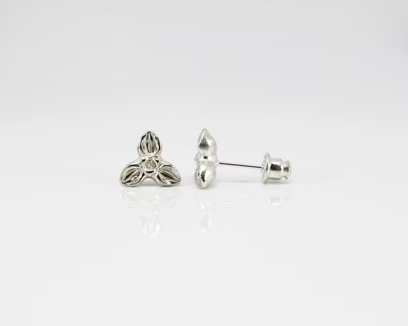No.061 LUCKY BLOOM EARRINGS 幸運花耳飾 - 925純銀
