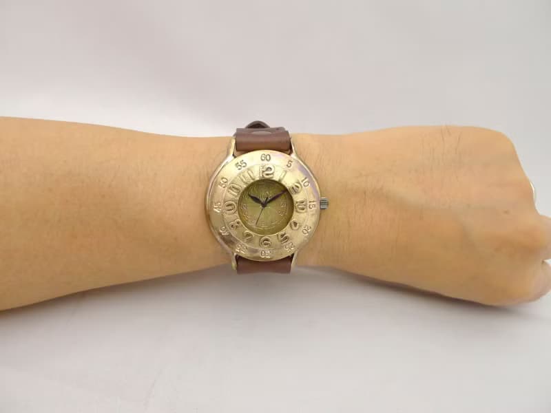 手作り時計  GunBoat-B  特大JUMBO Brass (JUM117 BR)