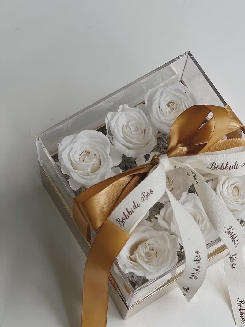 【永生玫瑰花花盒】• 情人節禮物/生日禮物/永生花/永生玫瑰花