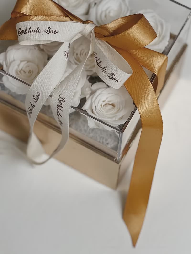 【永生玫瑰花花盒】• 情人節禮物/生日禮物/永生花/永生玫瑰花