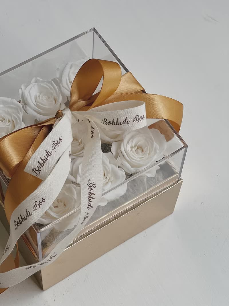 【永生玫瑰花花盒】• 情人節禮物/生日禮物/永生花/永生玫瑰花