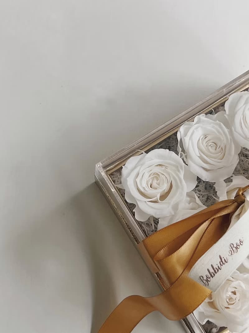 【永生玫瑰花花盒】• 情人節禮物/生日禮物/永生花/永生玫瑰花