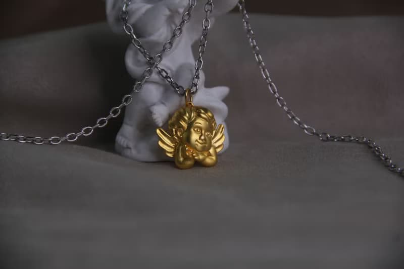 YELU珠寶情人節禮物——你就是我的天使 純銀小天使項鏈