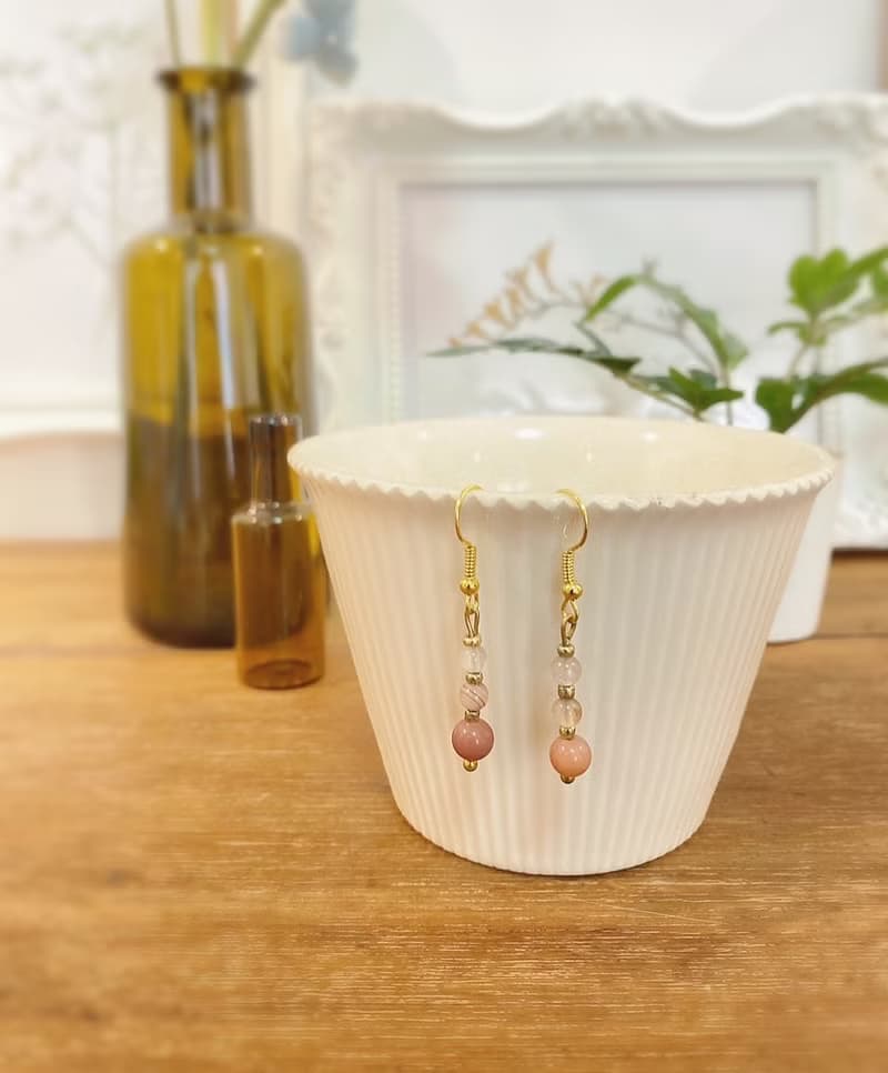 Handmade bead earring