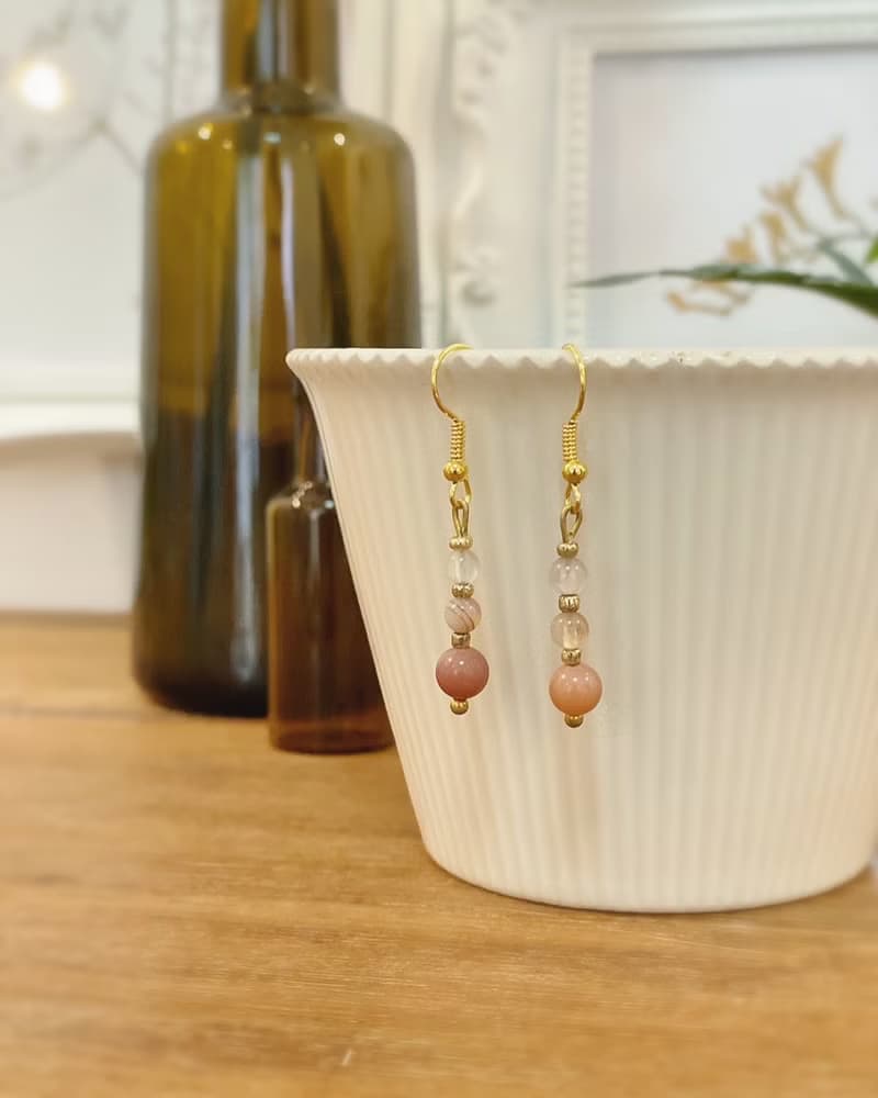 Handmade bead earring