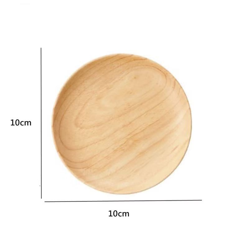 Islandoffer 島嶼製作 木製小巧木碟 木小菜碟 木醬料木小碟10cm(一個)