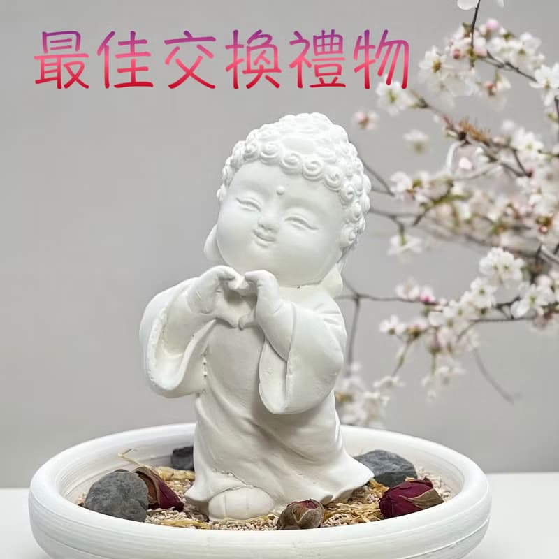 淨念吉祥公仔之佛愛 豪華田園套組 藝術香氛擴香 提升居家美學
