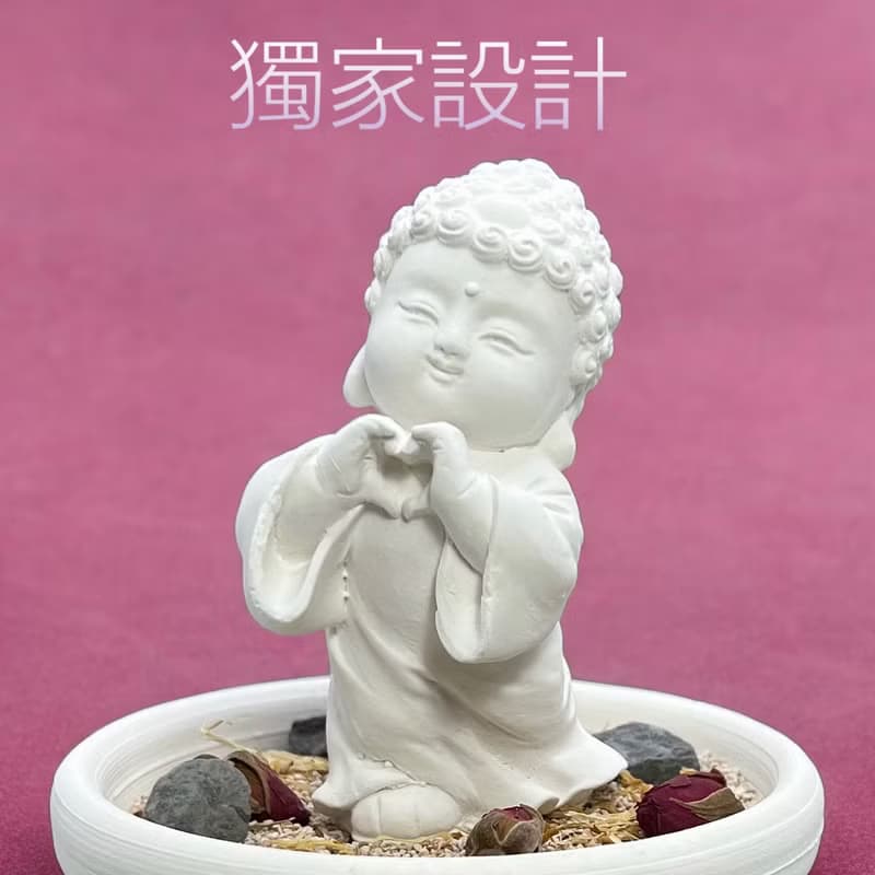 淨念吉祥公仔之佛愛 豪華田園套組 藝術香氛擴香 提升居家美學