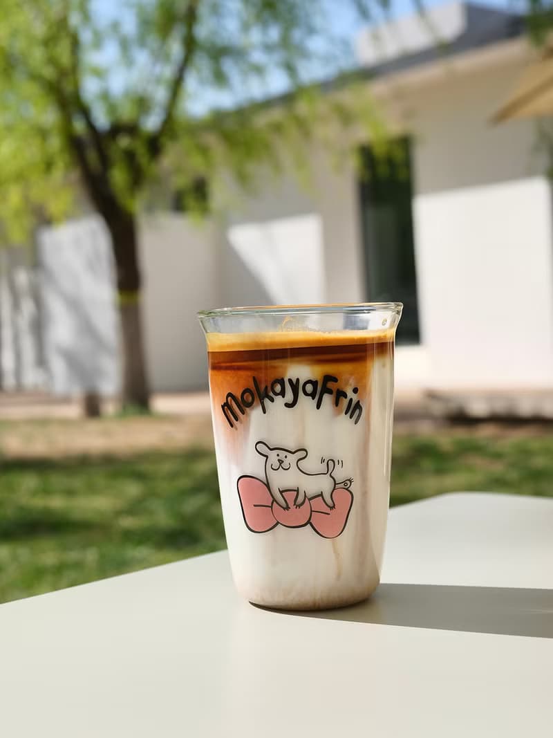 蝴蝶結小狗 高硼硅耐熱玻璃杯 可愛禮物