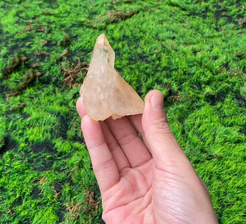 天然原礦粉皮雙生白水晶簇 療癒 避邪 淨化 能量 擺件 招財開運