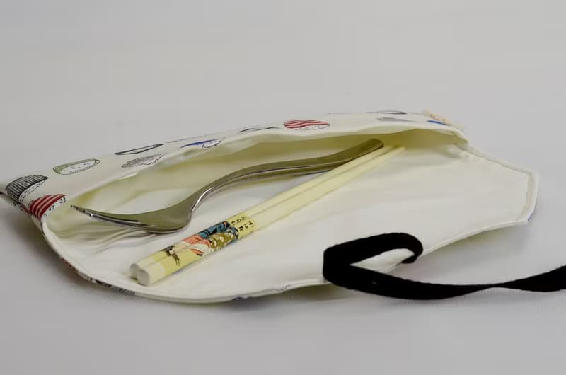 【日本布】餐具袋/工具袋/筆袋#飽滿