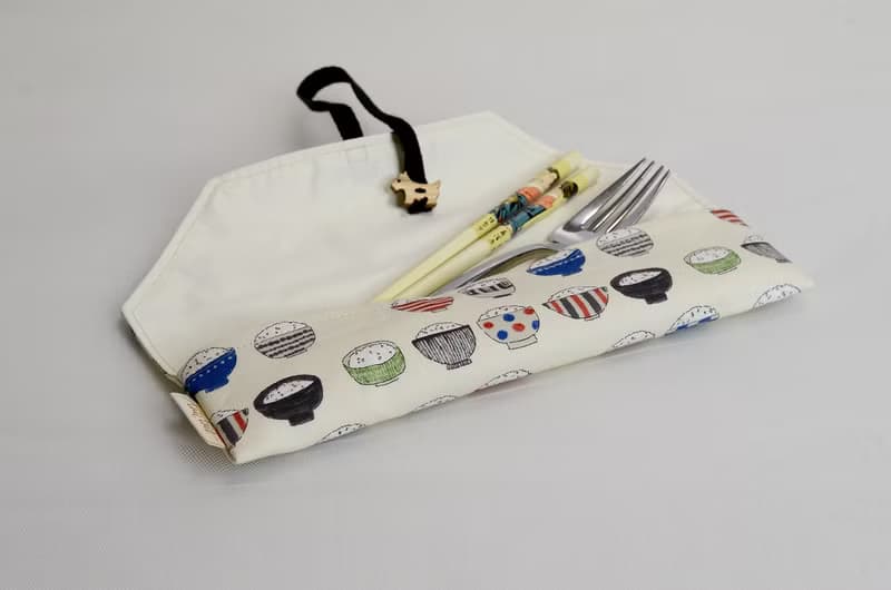 【日本布】餐具袋/工具袋/筆袋#飽滿