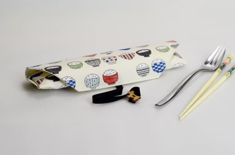 【日本布】餐具袋/工具袋/筆袋#飽滿