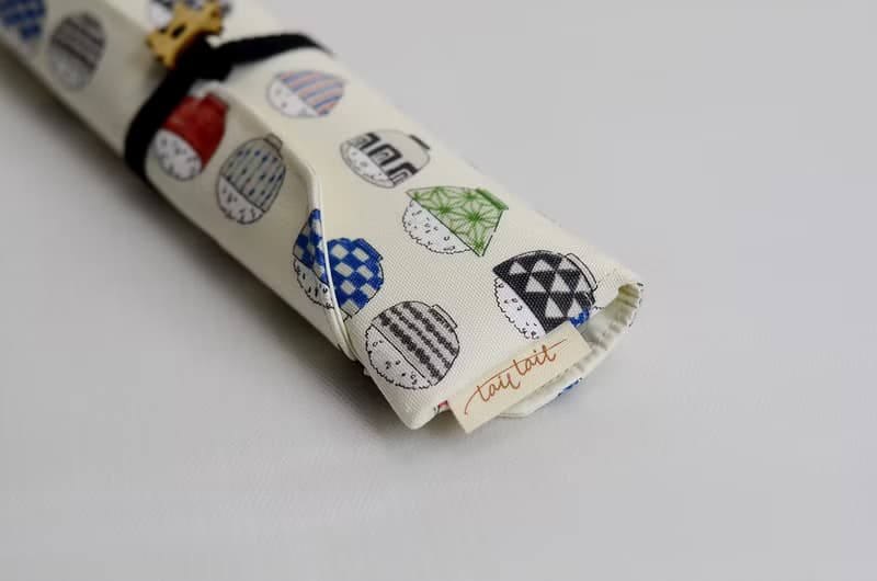 【日本布】餐具袋/工具袋/筆袋#飽滿