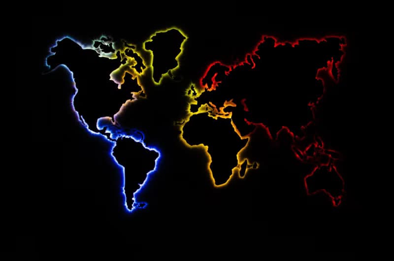 木質世界地圖 帶圖釘的 LED 世界地圖 閣樓裝飾 牆壁裝飾