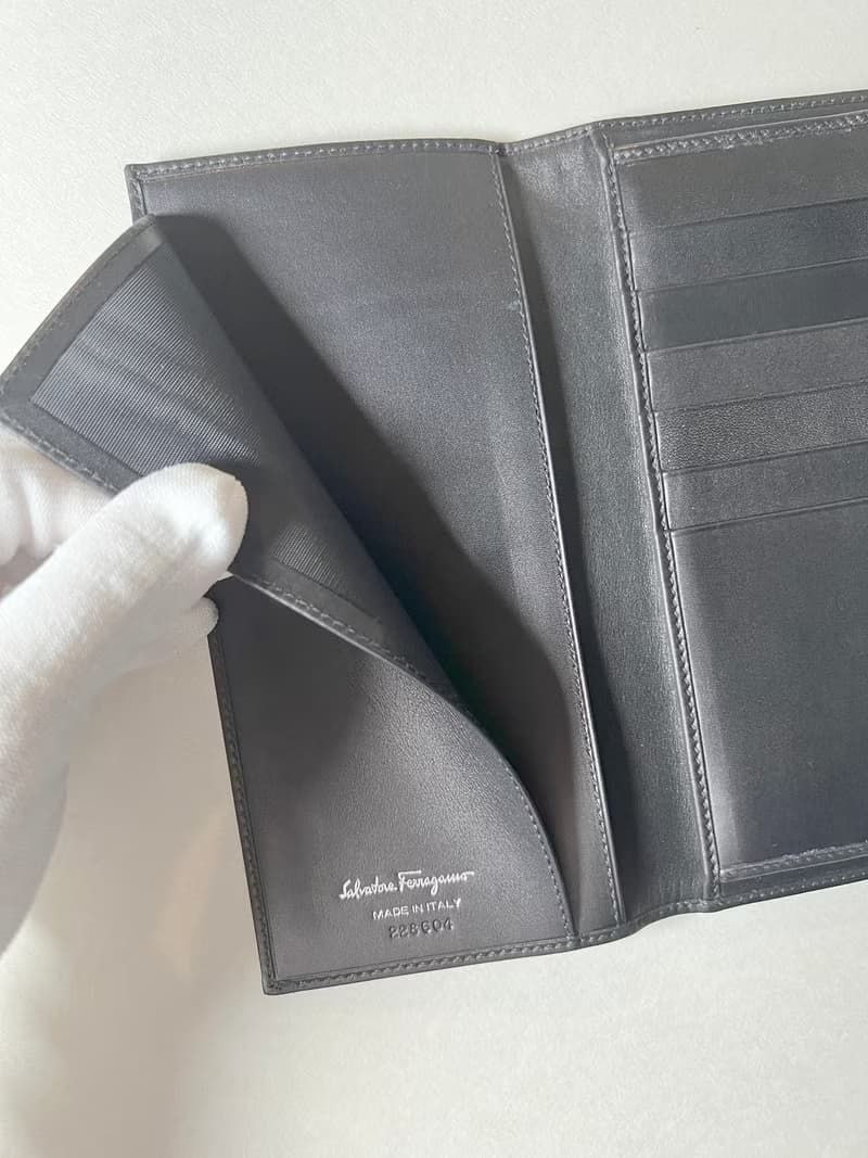 FERRAGAMO long wallet 長皮夾 錢包 銀包 加配鏈條肩帶