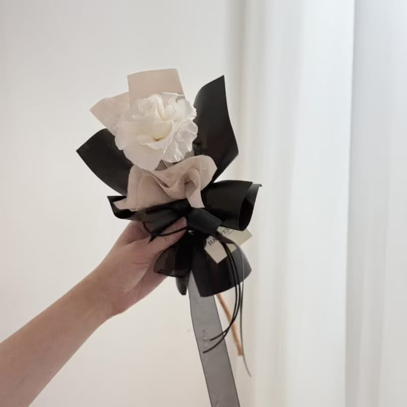 單支永生玫瑰花束 | 精緻單品 小花束 玫瑰花