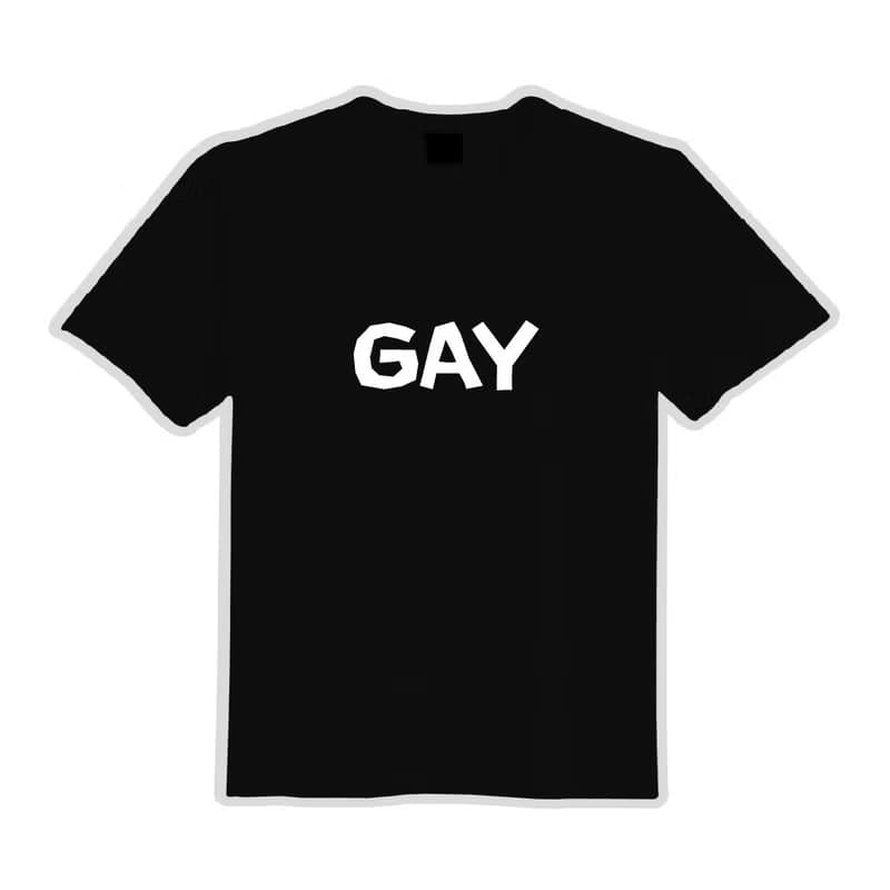 GAY PRIDE 男同志 彩虹 文創 衣服 T恤 黑T 童裝 純棉 吸濕排汗