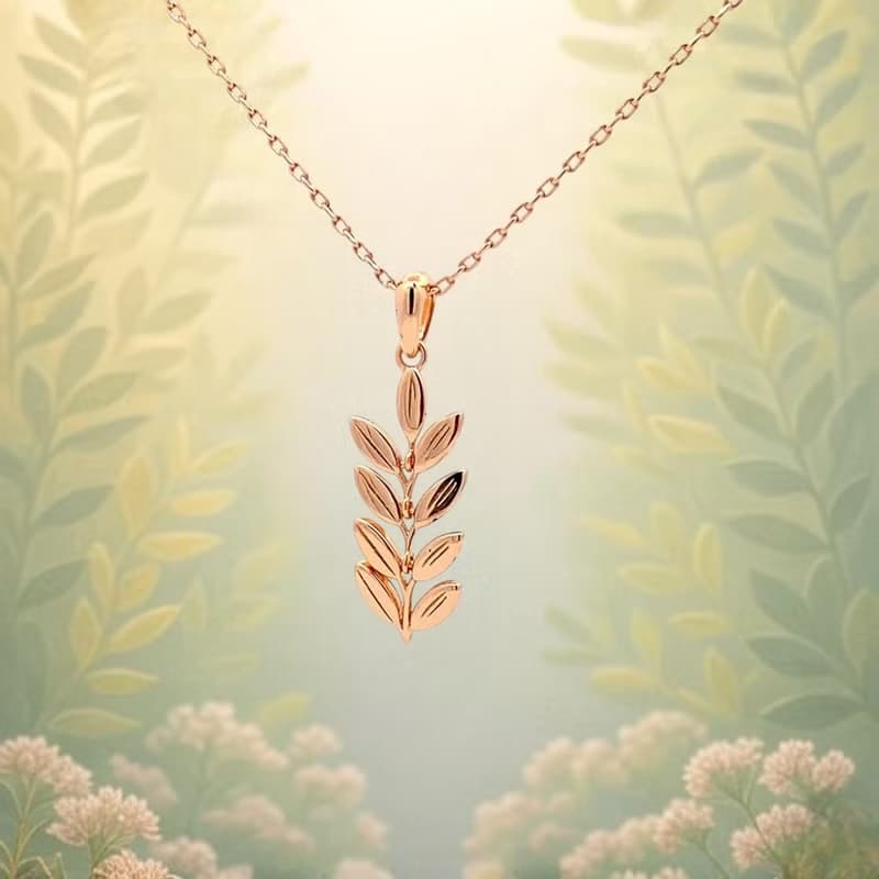 【簡奢之選】永恆月桂風水吊墜項鍊 |  開啟繁榮與守護的能量之鑰