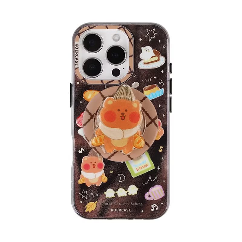 巧克力流沙面包熊 小幽靈  iPhone 手機殼