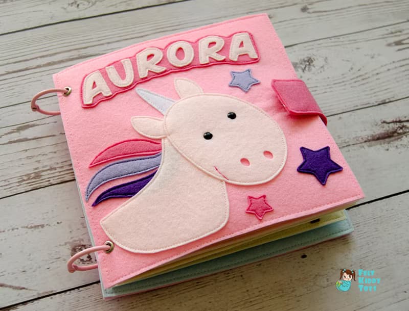 Cloth book, gift for toddler girl