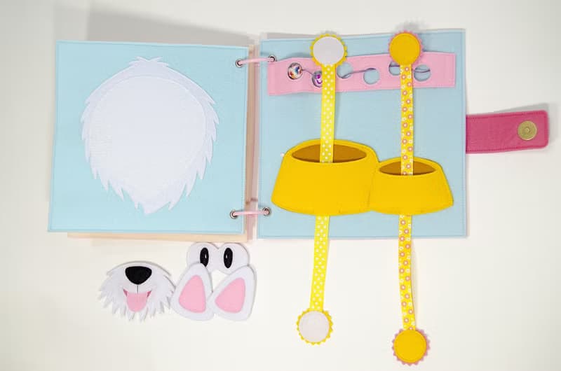 Cloth book, gift for toddler girl