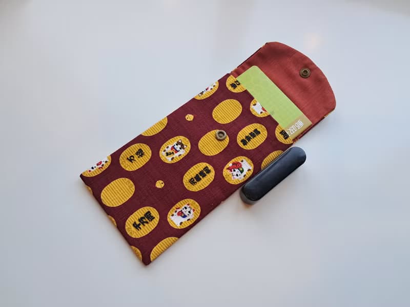 千萬兩健康長壽招財貓布紅包袋