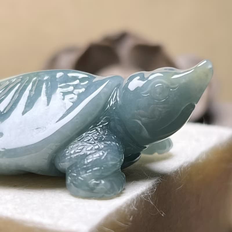 藍水翡翠甲魚 | 天然A貨翡翠 | 送禮