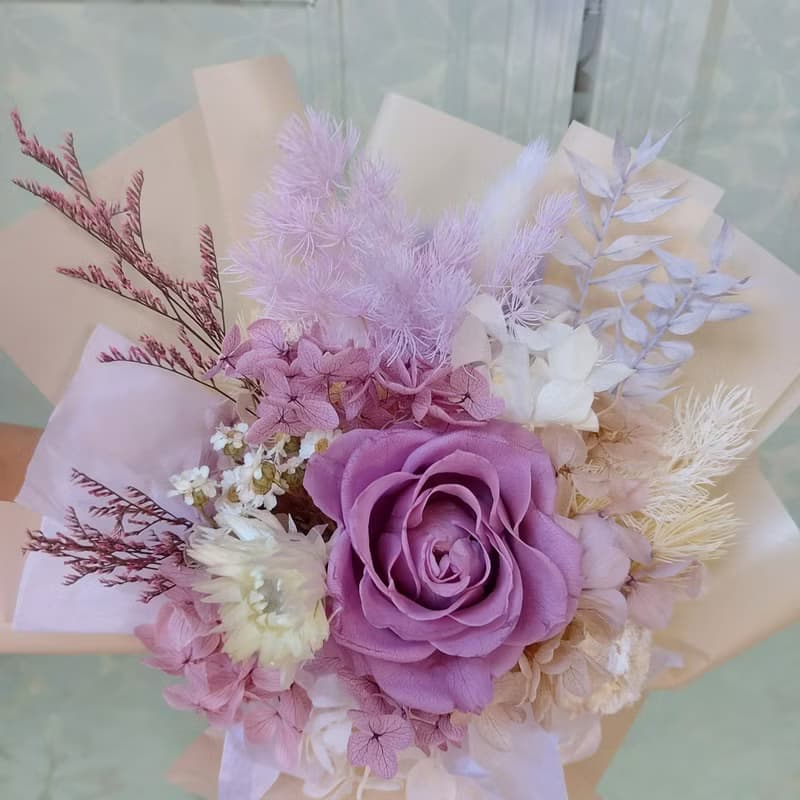 現貨 韓式 平價花束 乾燥花束 永生花束 情人節乾燥花 生日花束