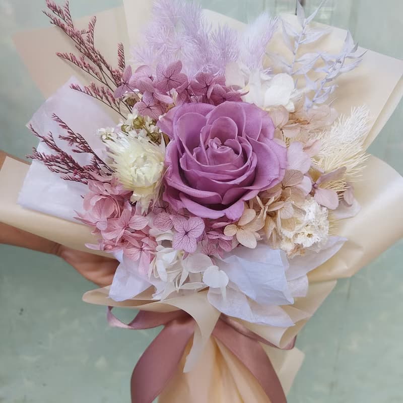 現貨 韓式 平價花束 乾燥花束 永生花束 情人節乾燥花 生日花束