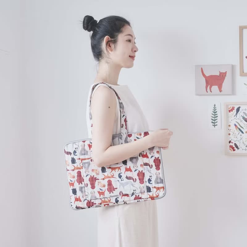 15.5吋筆電收納包-差旅款/印花樂 x Soupy Tang/寵物派對