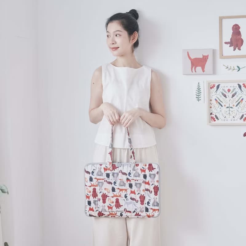 15.5吋筆電收納包-差旅款/印花樂 x Soupy Tang/寵物派對