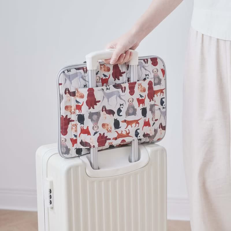 15.5吋筆電收納包-差旅款/印花樂 x Soupy Tang/寵物派對