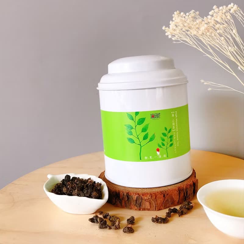 【無藏故事茶】阿里山金萱綠茶_初見一抹綠故事茶_100g圓罐裝