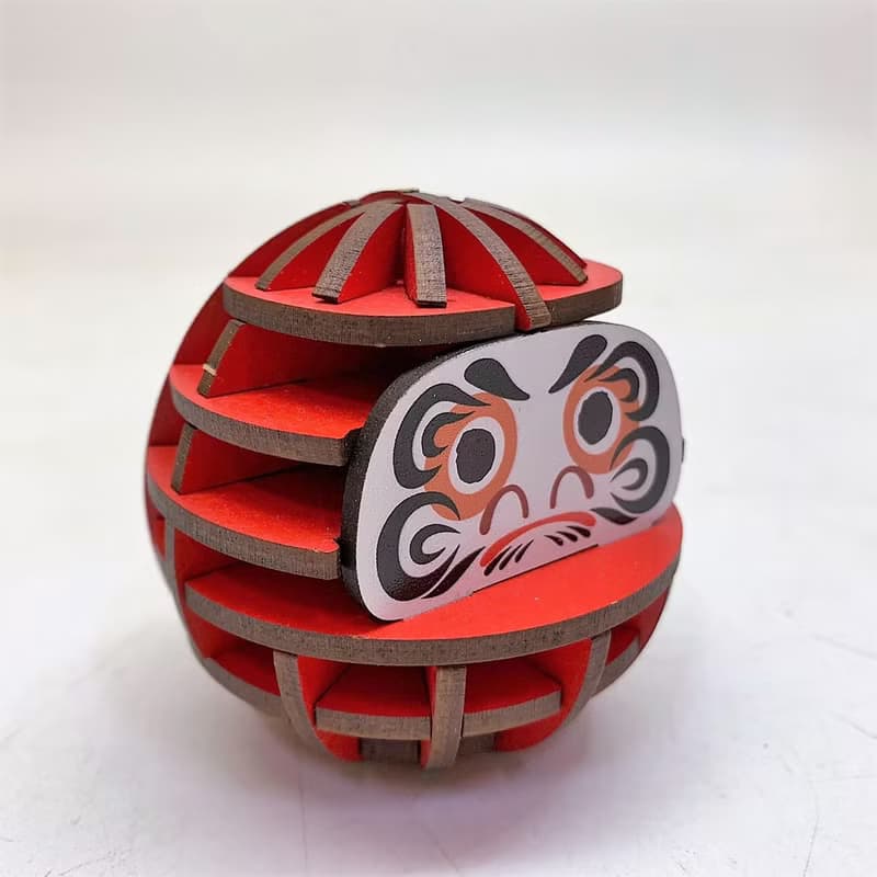 【手作DIY】達摩 不倒翁 祈福 許願 日本 日式 木質質感送禮 畢業