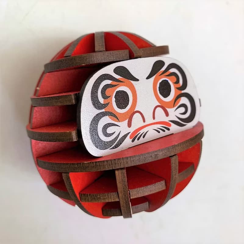 【手作DIY】達摩 不倒翁 祈福 許願 日本 日式 木質質感送禮 畢業
