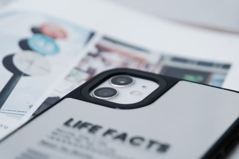 鏡面款 LIFE FACTS成份表 防摔手機殻 IPhone Case
