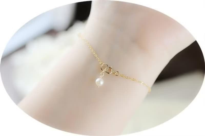 仕事運  成功運  才能の開花 ブラックスピネルと淡水パールのブレスレット